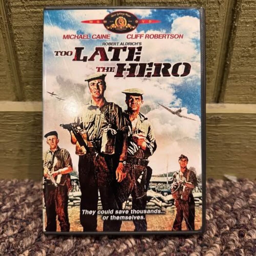 Too Late the Hero DVD - Michael Caine & Cliff Robertson